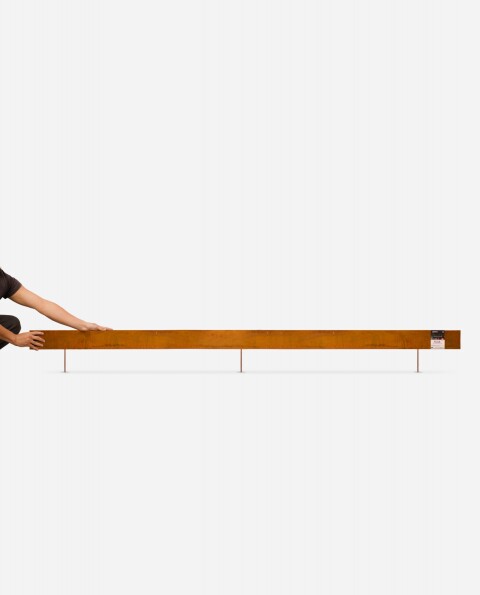 Fleje Separador 10cm x 2.4m - Acero Corten 2mm