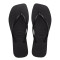 Sandalias de Mujer Havaianas Slime Square Negro