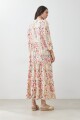 Maxi vestido estampado multicolor