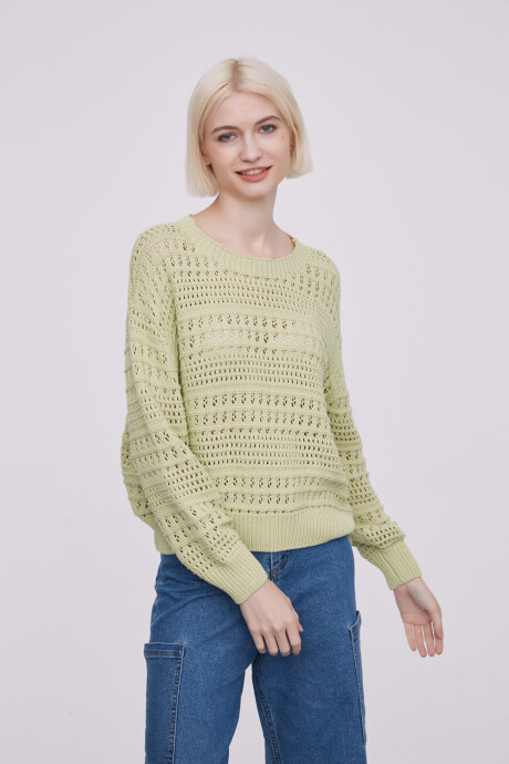 Sweater Nilla Verde Oliva Claro