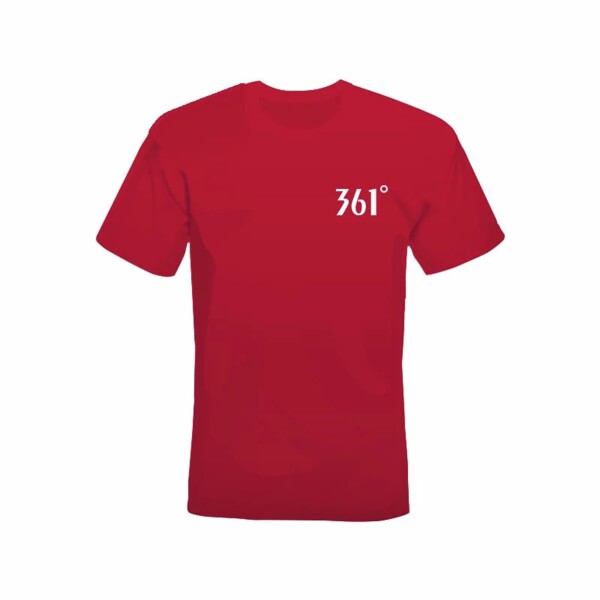 Remera Deportiva Para Hombre 361 Running One Degree Beyond Rojo