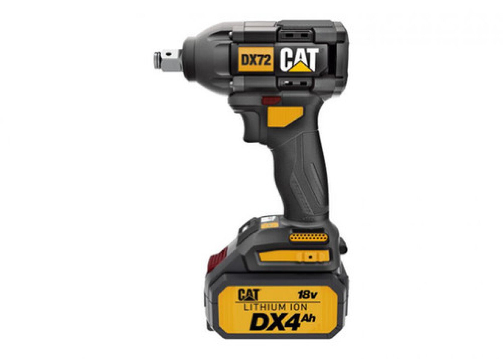 Pistola con Impacto Cat 1/2 350 Nm Brus. +2Bat 4Ah + Carg + Maletin 