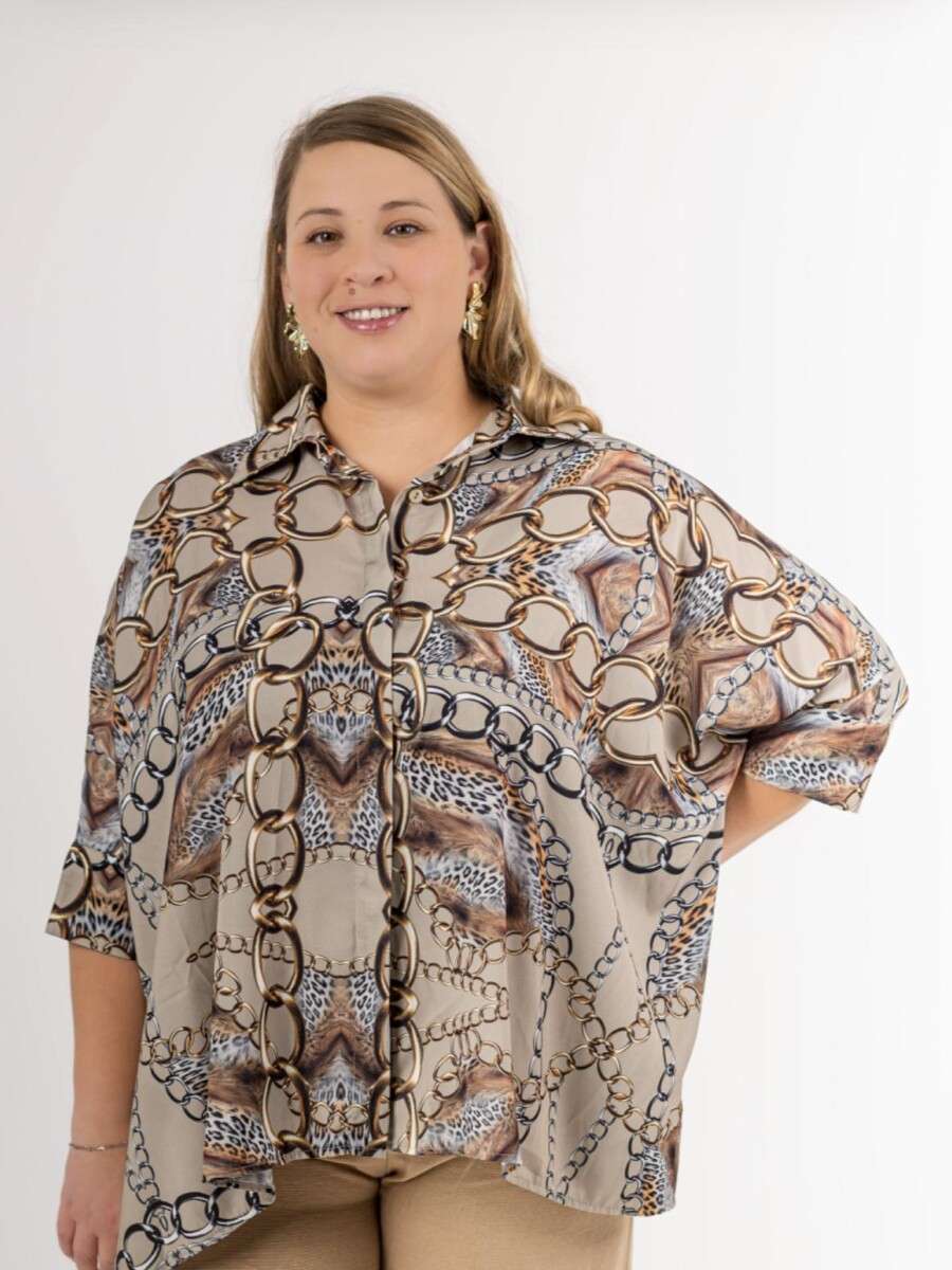 Camisa de seda Turkia Camisa de seda Turkia