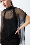 PONCHO MEL Negro