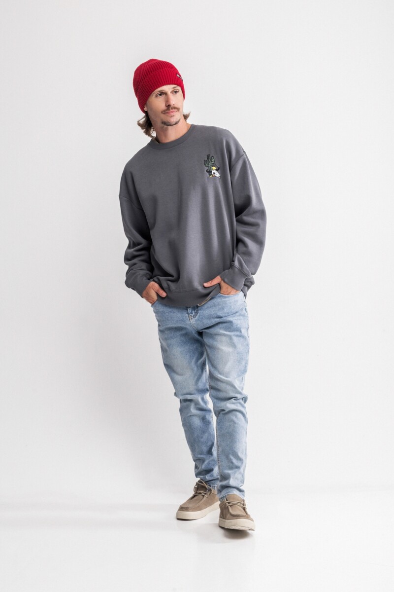 Buzo oversize Coruña Gris oscuro