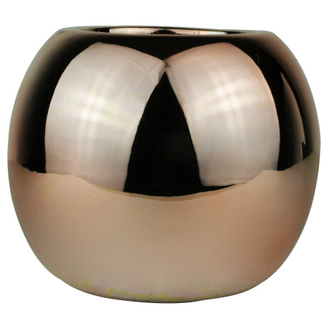 CANDELABRO CERAMICA METALIZADO/ESPEJADO CIRCULAR 12X10CM 1898-P26 CANDELABRO CERAMICA METALIZADO/ESPEJADO CIRCULAR 12X10CM 1898-P26