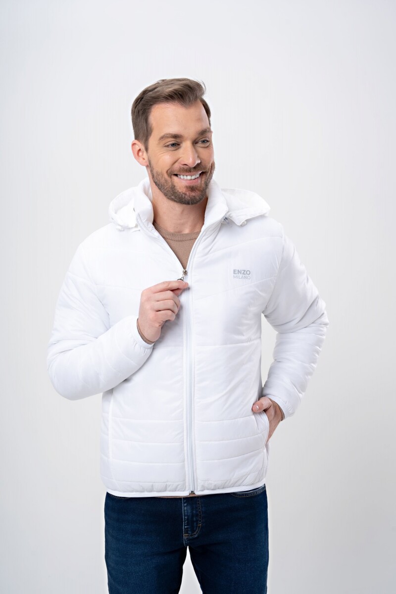 CHAQUETA PUFFER COM CAPUZ 