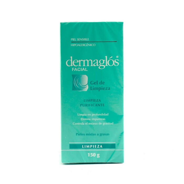 DERMAGLOS FACIAL GEL DE LIMP. FR. X 150 única