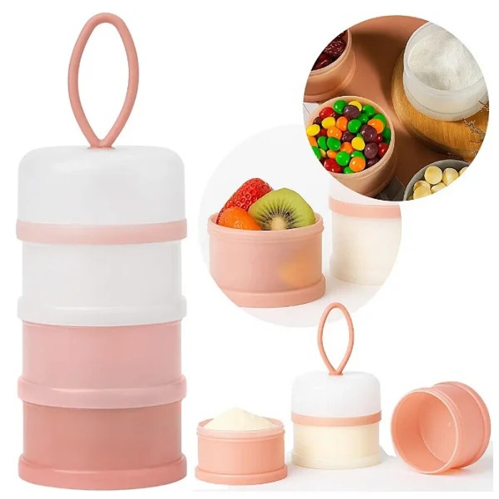Dispensador complemento dosificador BUBA pastel rosa