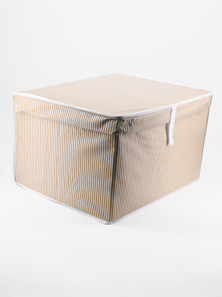 CAJA ORGANIZADORA RAYAS BEIGE