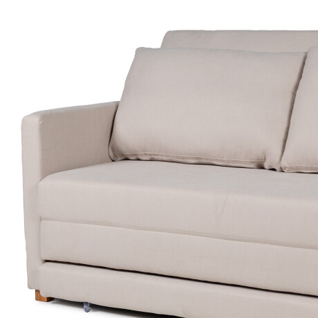 Sofá Cama Niki - Tela Microfibra 9901 (Soft Beige)