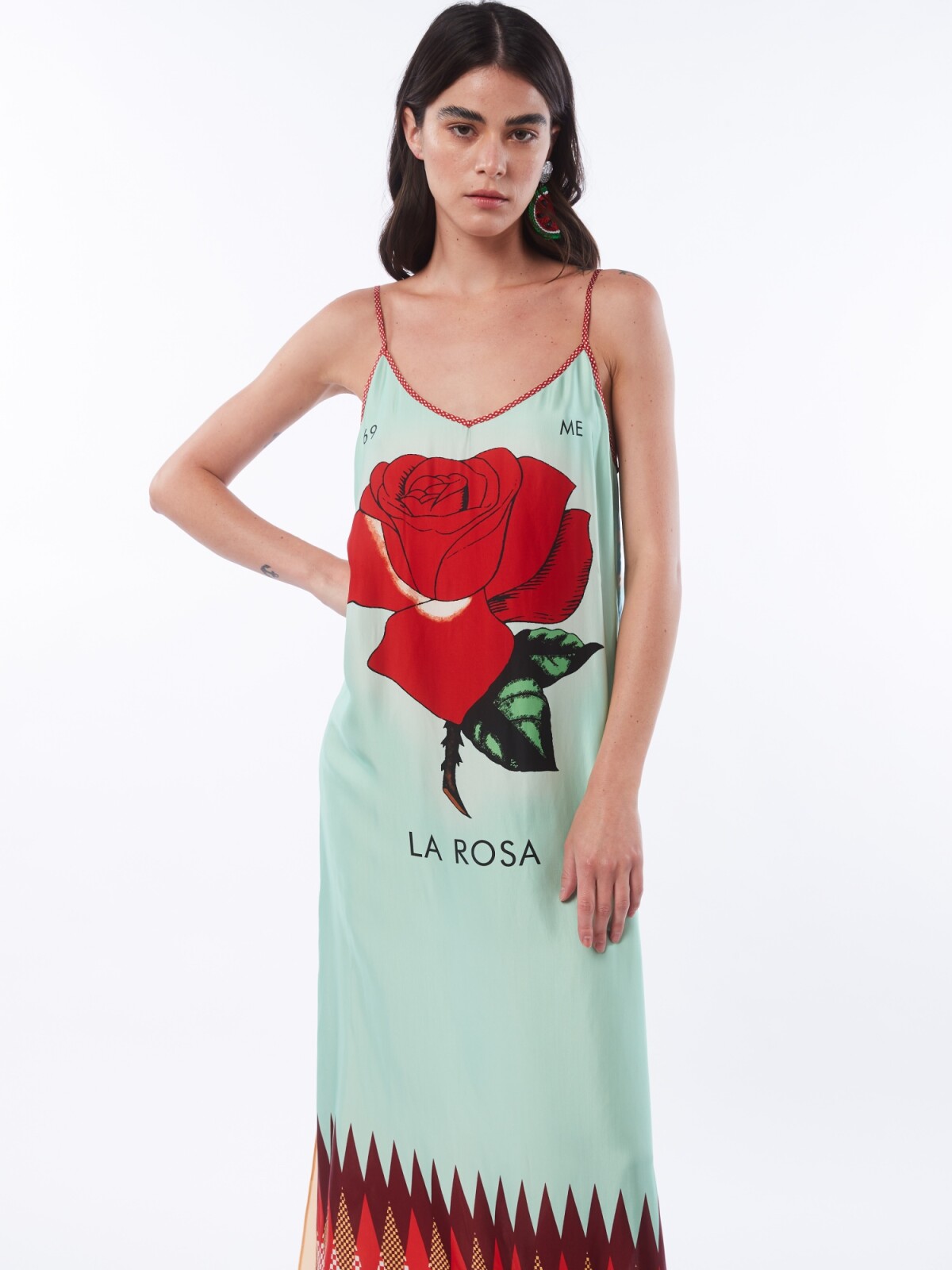 Skyler printed maxi dress ROSA