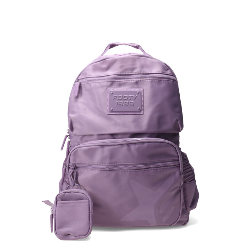 Mochila FOOTY Con Cartuchera Violeta