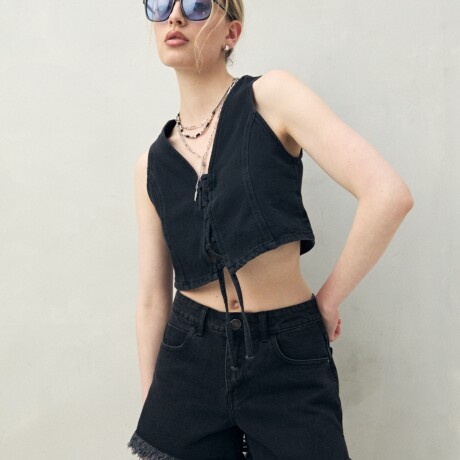SHORT OMBRA Negro