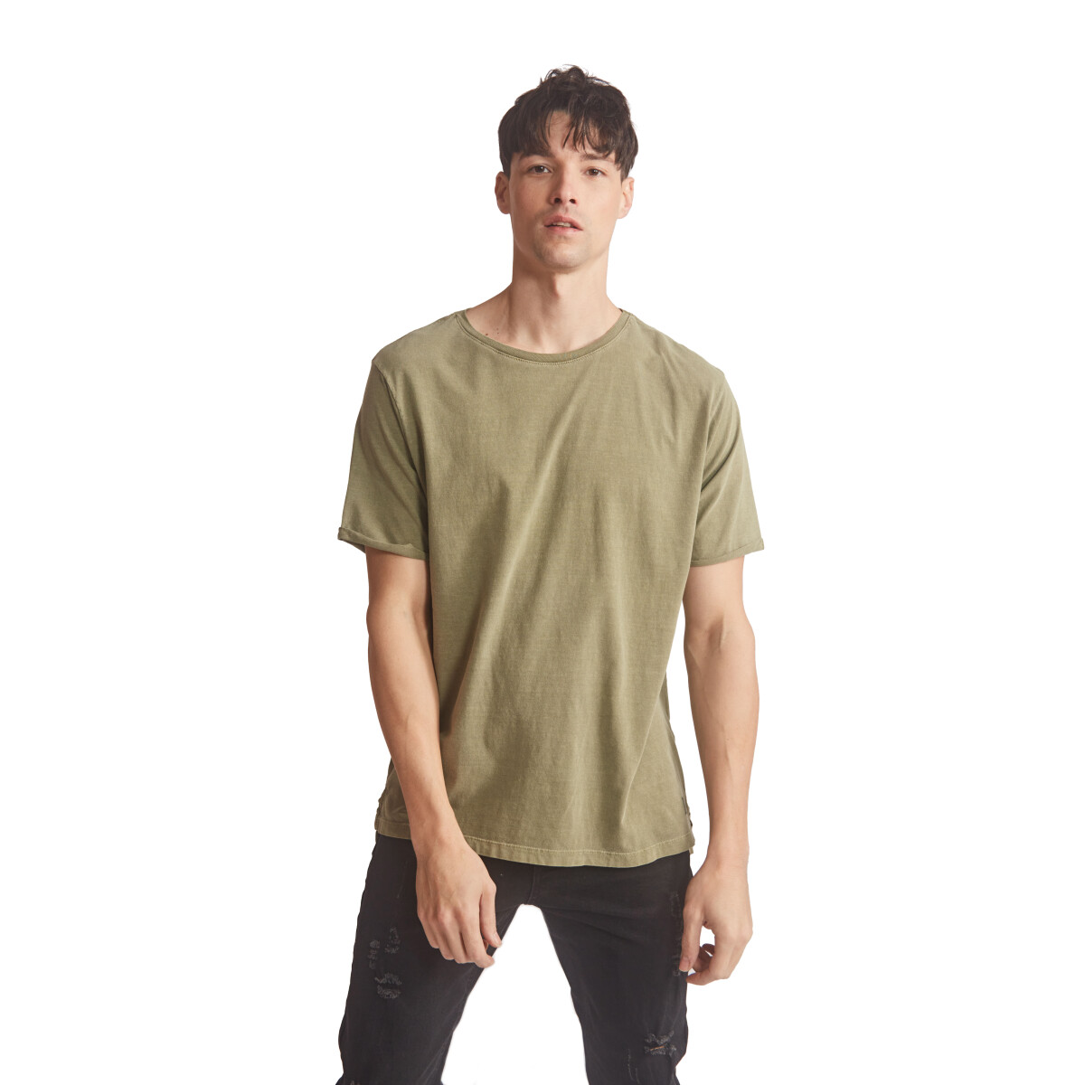 Remera de Hombre KristoBelga - Verde Oliva 