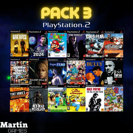 PS2 DESTRABA USB CON +15 JUEGOS Pack 3 PS2 DESTRABA USB CON +15 JUEGOS Pack 3