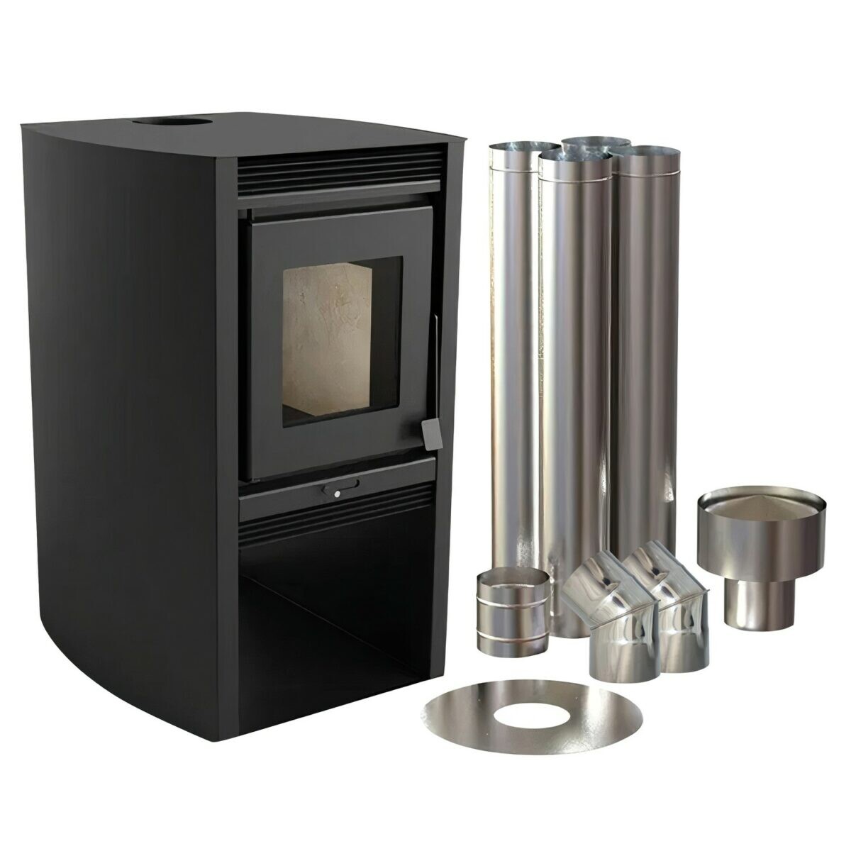 CALEFACTOR A LEÑA METAVILA C/KIT 680EXP 