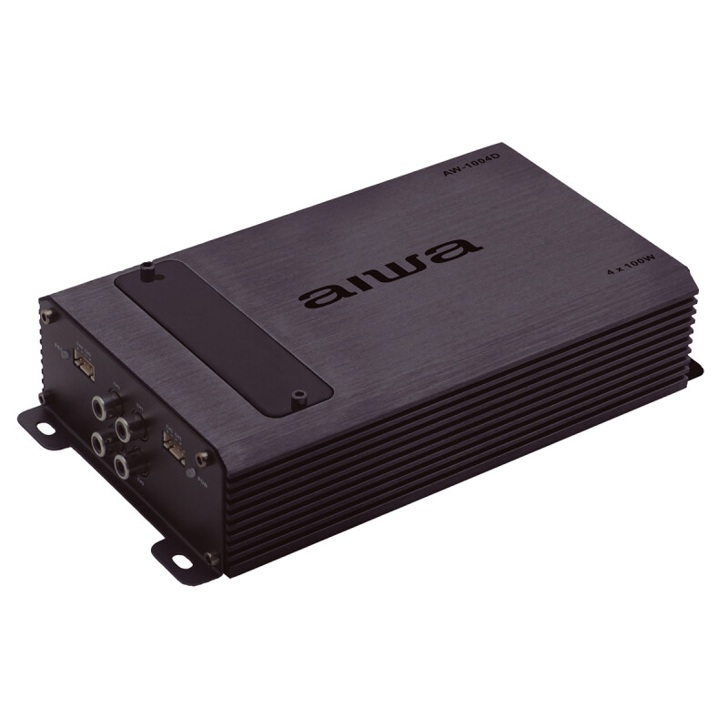 Amplificador Digital para Auto 4 Canales AIWA 4x100W RMS con Bass Boost Amplificador Digital para Auto 4 Canales AIWA 4x100W RMS con Bass Boost