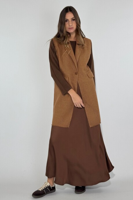 CHALECO MERINA Camel
