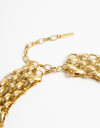 Collares Cortos Metal Collar Corto Cadena Pesada - Dorado Oro Amarillo