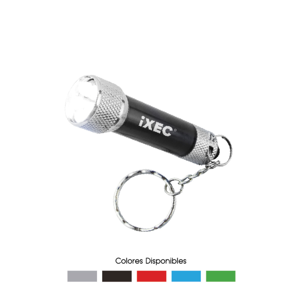 Linterna llavero 3 LEDs, 3 pilas LR44 incl. 30Lm - IX9920 