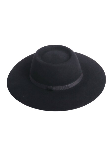 Sombrero Nutria Campero Copa Alta Negro