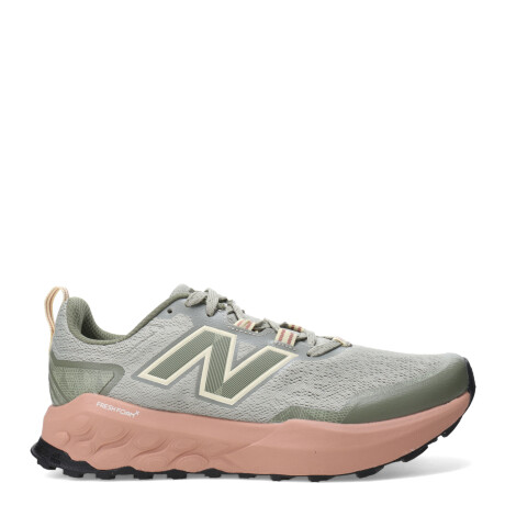 Championes de Mujer New Balance Trail Running garoe Verde oliva - Amarillo