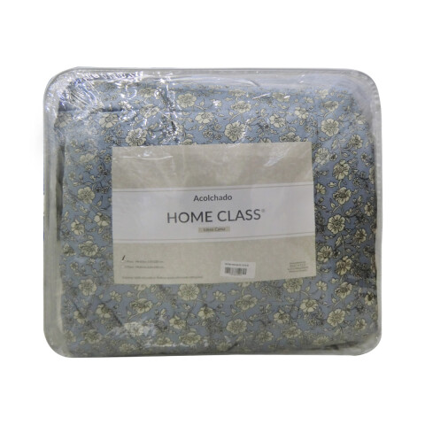 Acolchado 1 Plaza Home Class 100% Microfibra DIS 640 FLORES