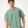 REMERA STONE WASH VERDE
