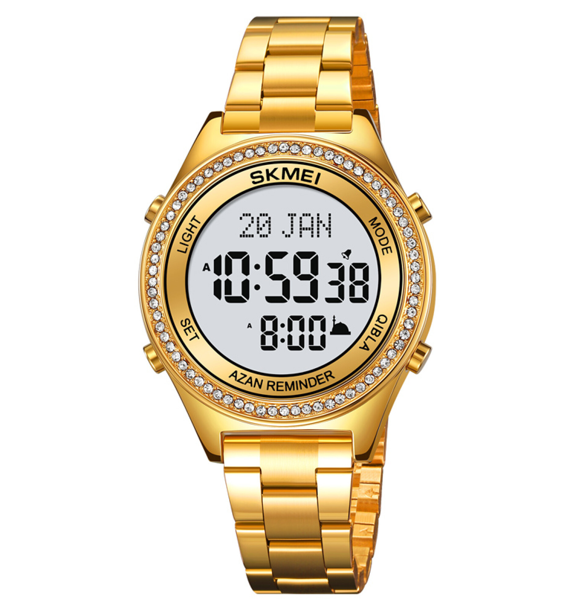 Reloj Skmei 2330gd Color Dorado Para Mujer — Riviera Joyas