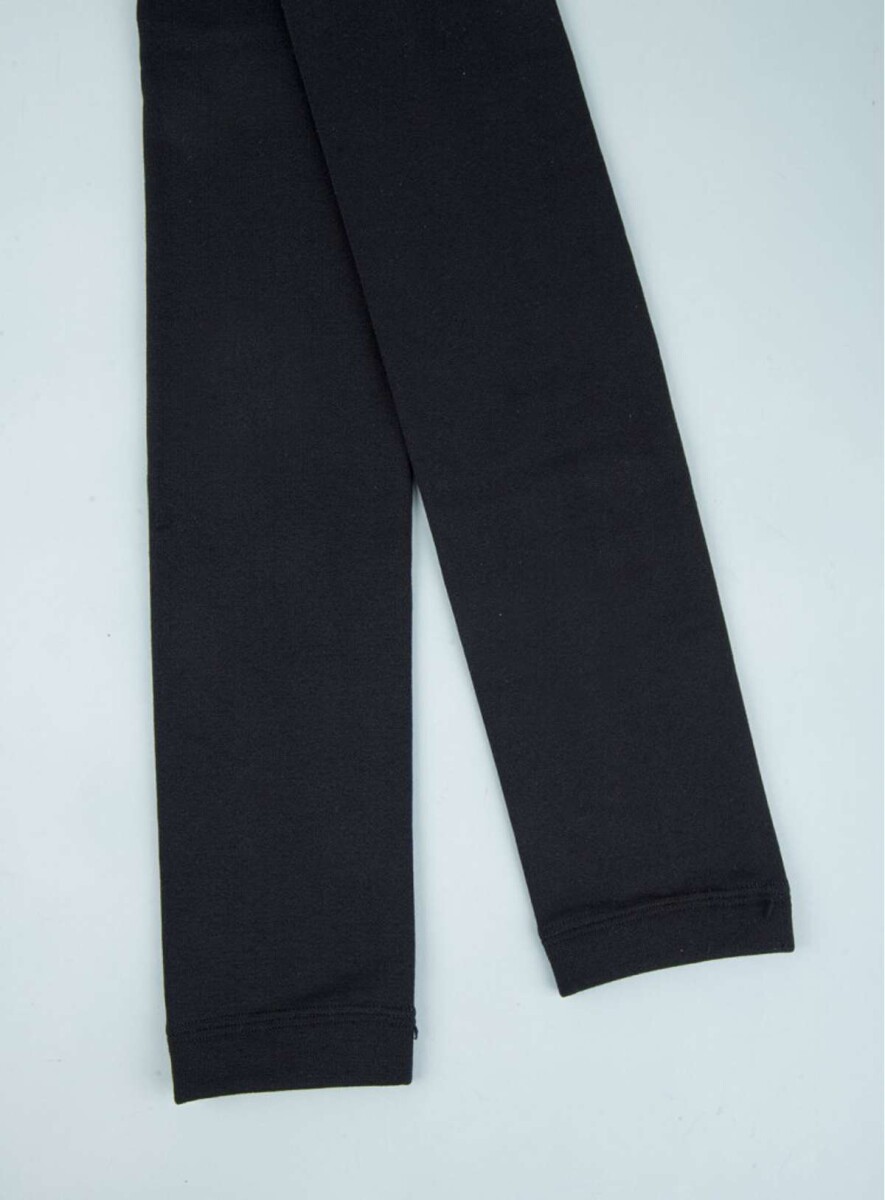 Calza térmica ultra abrigo para niños - Negro 