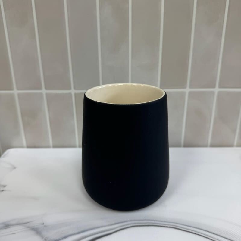 Set accesorios para baño cerámica negro Set accesorios para baño cerámica negro