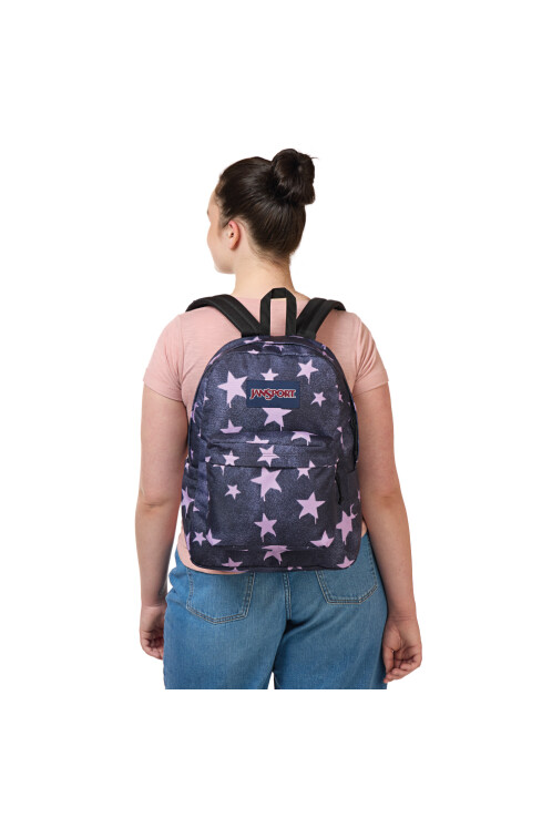 Mochila Portalaptop Superbreak Plus Sprayed Stars Pastel Lilac