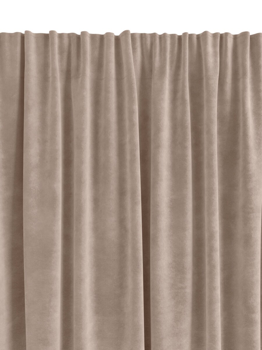 Cortina AUSTRA 1x140x300 terciopelo topo 