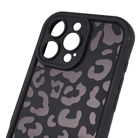 Protector animal print negro Iphone 15 V01