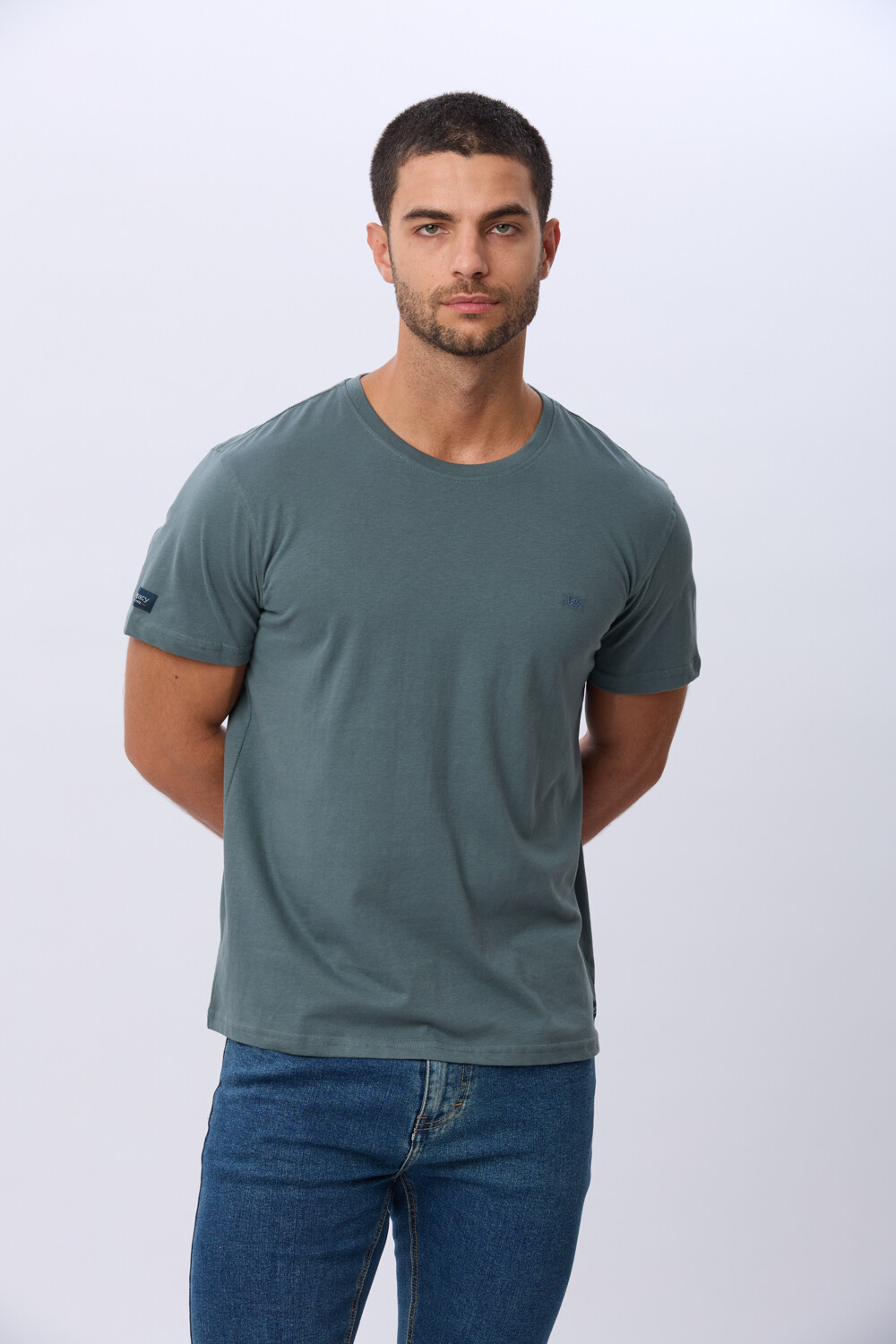REMERA BÁSICA DE ALGODÓN Petroleo