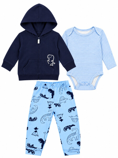 CONJUNTO SAURIO SET 3 PCS AZUL.