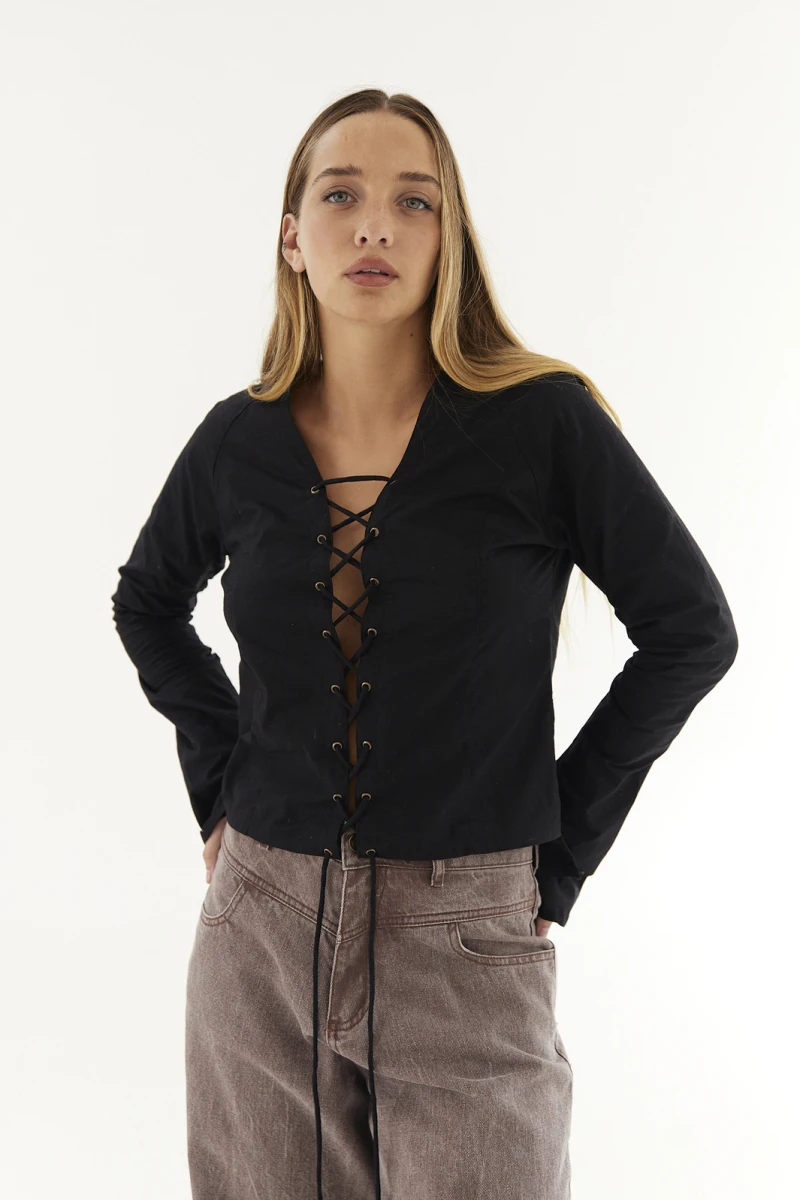 Blusa Tropea Negro