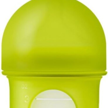Mamadera bolsa de silicona con tetina RN (120ml) verde limón