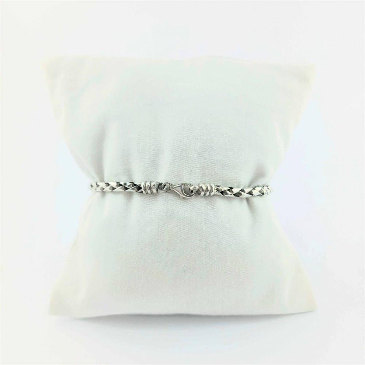 Pulsera de plata 925 y double en oro 18 ktes., ESPIGA. 