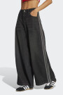 DENIM WIDE PANT Negro