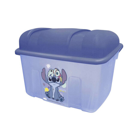 Caja Organizadora Tipo Baúl 46Lt Stitch Plástica Infantil