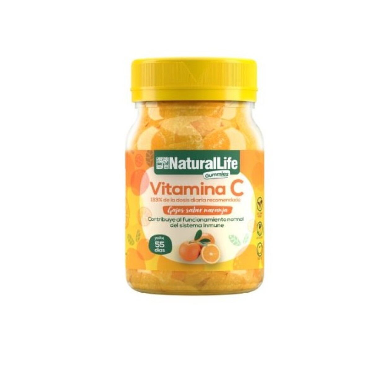 Vitamina C Natural Life Gummies 55 Unidades 
