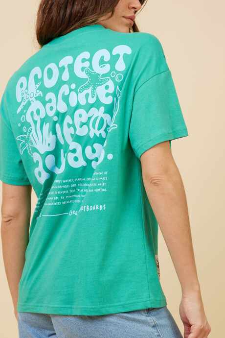 T-SHIRT NIJAR RUSTY Aqua