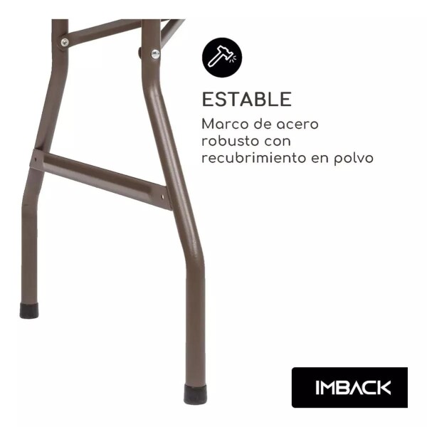 Mesa Plegable 1.80 M Juego Jardin Plastico Simil Rattan Pvc Con Boton De Seguridad Plegable Feria Imback Mesa Plegable 1.80 M Juego Jardin Plastico Simil Rattan Pvc Con Boton De Seguridad Plegable Feria Imback