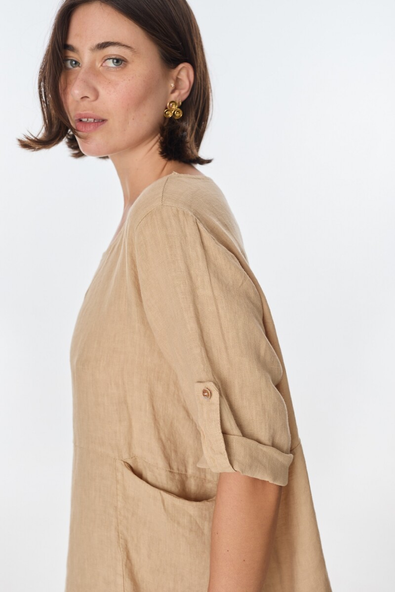 Vestido New Cocota Beige