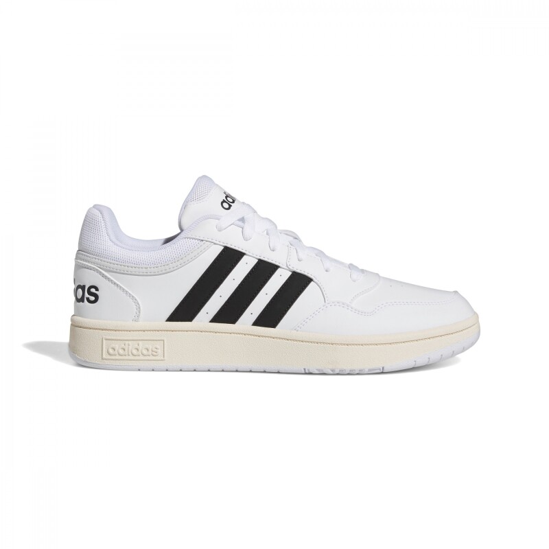 Championes Hoops 3.0 Bajo Classic Vintage de Hombre Blanco
