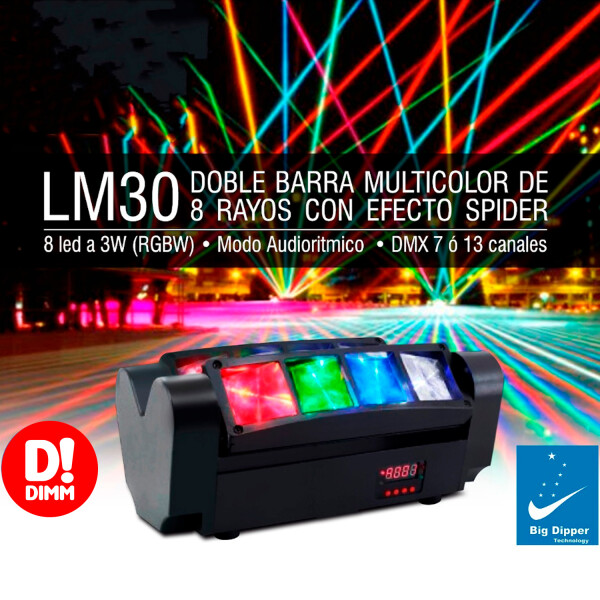 Big Dipper Lm30a Mini Spider Luces Rgb CABEZAL MOVIL BIG DIPPER LM30