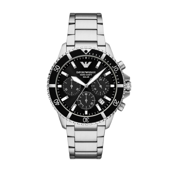 Reloj EMPORIO ARMANI WORLD EXPLORER Acero Plateado Esfera 43mm 0