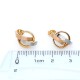 Caravanas en 3 tonos de oro 18k Caravanas en 3 tonos de oro 18k